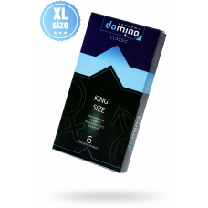 Презервативы DOMINO CLASSIC King size, увеличенного размера, 6 шт